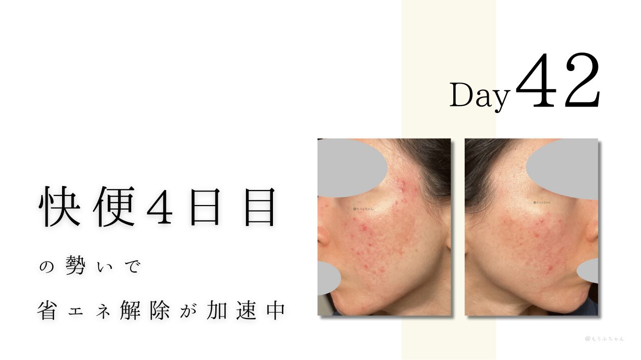 快便4日目の勢いで省エネ解除が加速中