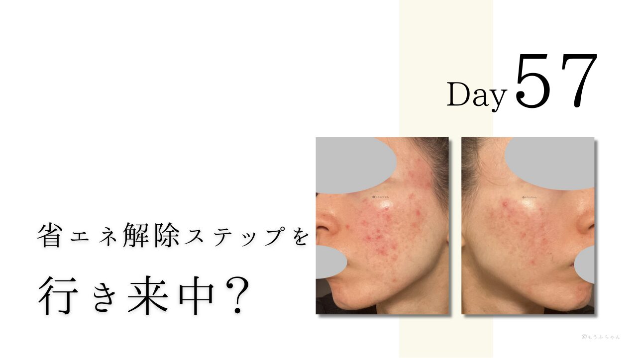 省エネ解除ステップを 行き来中？